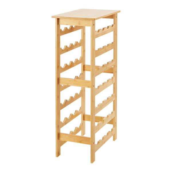 Weinregal Äänekoski Braun - Bambus - 47 x 94 x 29 cm