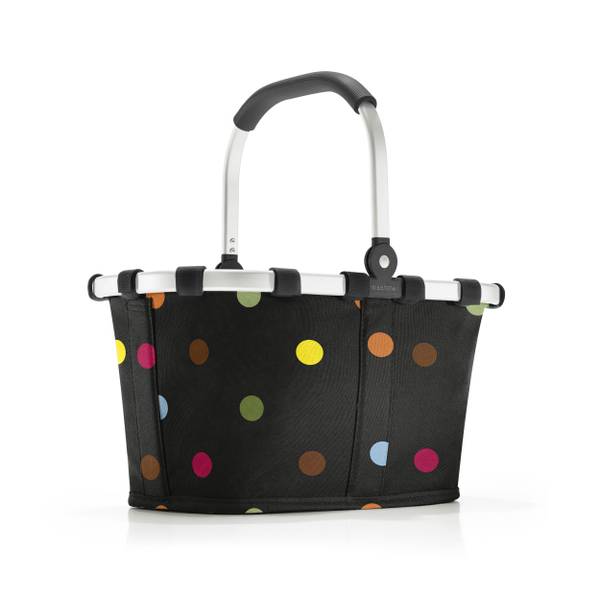 Carrybag XS Dots Black Schwarz - Polyester - 34 x 21 x 20 cm