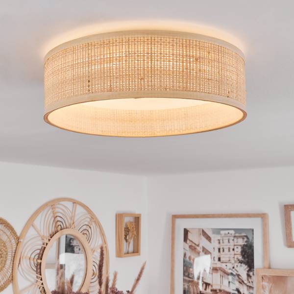 Deckenleuchte Stazzona Beige - Weiß - Metall - 9 x 29 x 29 cm