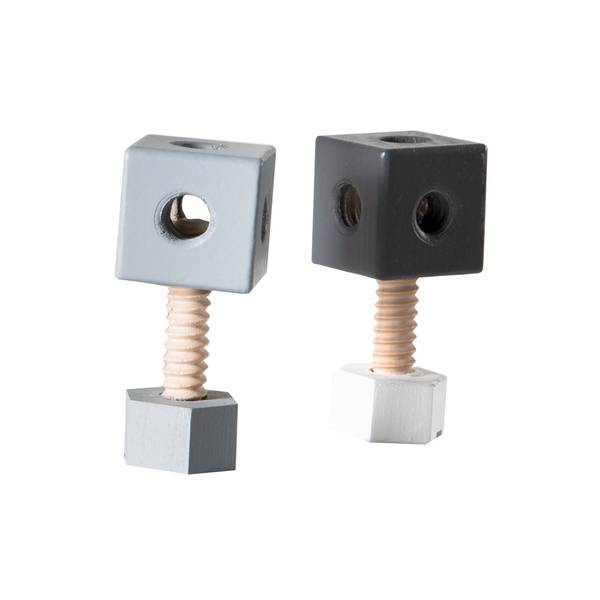 Jeu de construction en bois Marron - Bois manufacturé - 30 x 5 x 25 cm