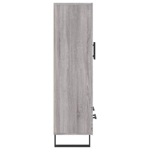 Highboard DE7996 Eiche Grau Dekor