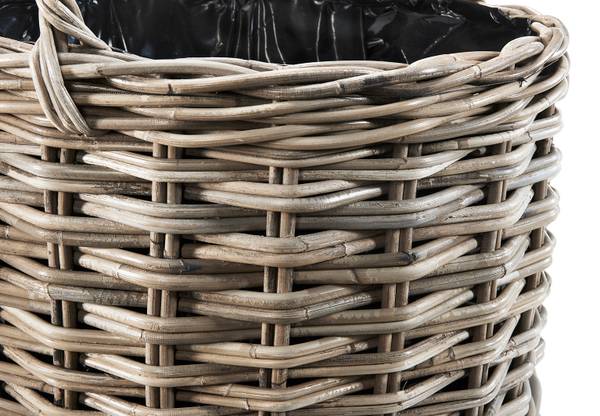 Pflanzkorb SELINA Braun - Rattan - 50 x 40 x 50 cm