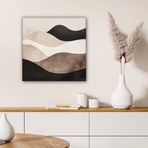 TABLEAU SUR TOILE Abstrait 50 x 50 cm