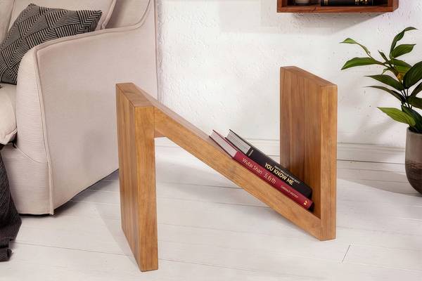 Beistelltisch Z Braun - Mango - 45 x 60 x 30 cm