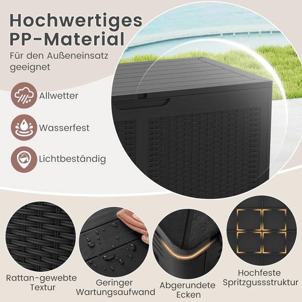 Gartenbox ZB34623 Schwarz