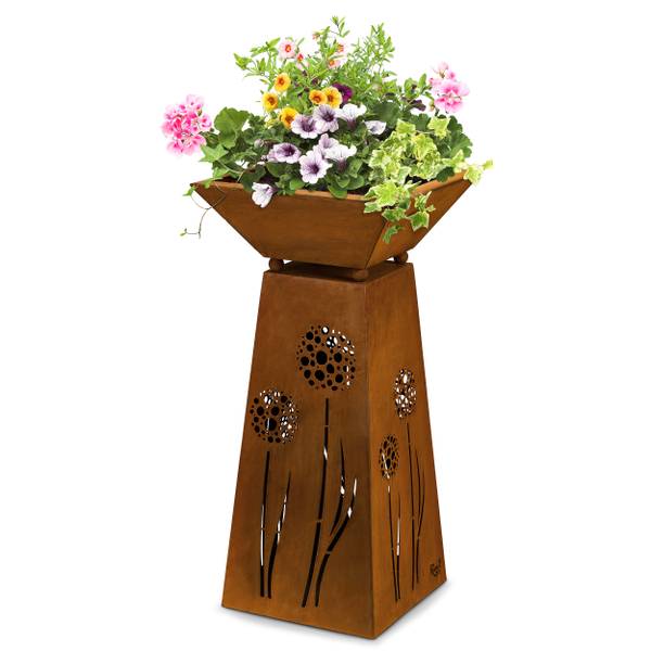 Metall Deko Säule mit Pusteblumen kaufen