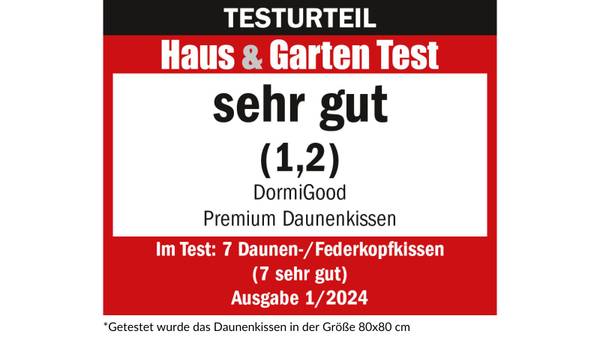 Premium Daunenkissen 80x80cm 80 x 25 x 80 cm