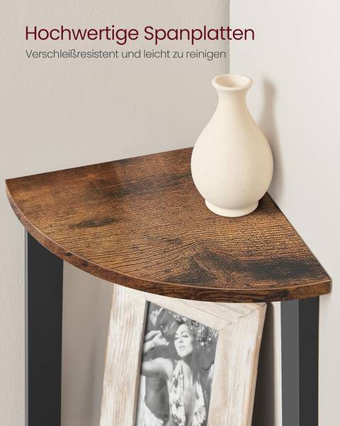 Eckregal Long Pine I Braun - Höhe: 43 cm