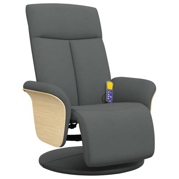 Fauteuil inclinable de massage 3030863 Gris - Polyester - 79 x 104 x 87 cm
