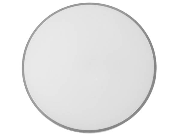 Deckenventilator mit Licht IBAR Silber - Weiß - Textil - 50 x 55 x 50 cm