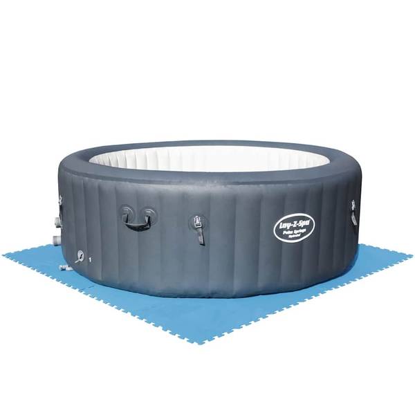 Pool-Bodenschutz 3202411 (8er Set) Blau - Polyethylen - 50 x 1 x 50 cm