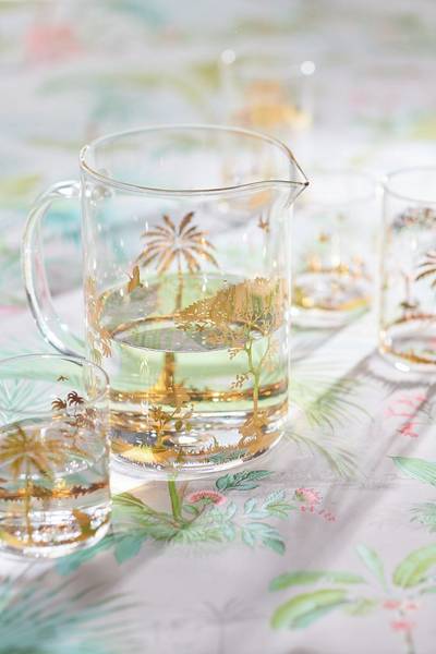 La Majorelle Karaffe Gold - Klarglas - 12 x 17 x 18 cm