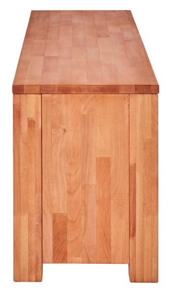 TV-Lowboard / Kommode  Kernbuche massiv Braun - Kernbuche - 151 x 55 x 40 cm