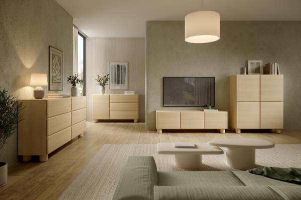 Sideboard OLMO Braun - Holzwerkstoff - 160 x 80 x 38 cm