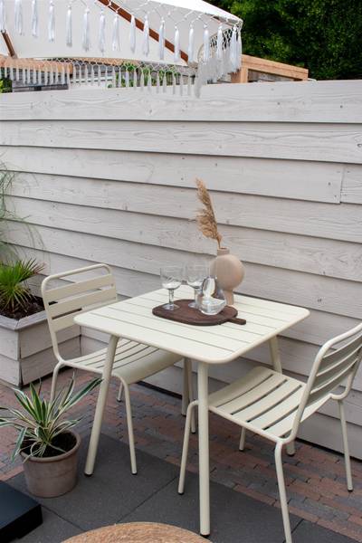 Garten-Set Max 3-teilig Cremeweiß - Weiß