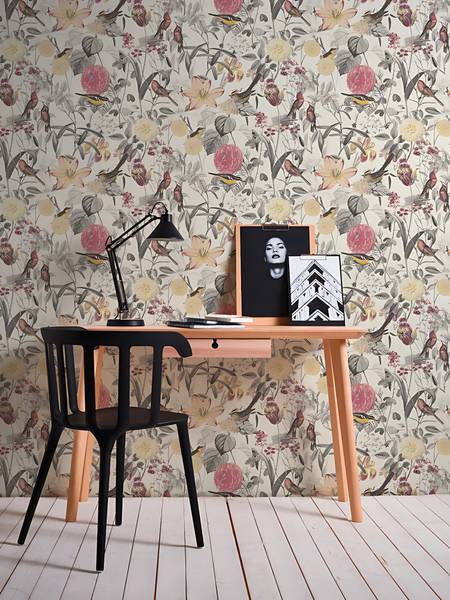 Vliestapete 372761-GU Rot - Kunststoff - 53 x 1 x 1005 cm