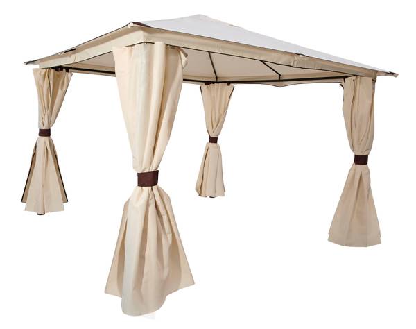 Ersatzdach für Pavillon VENEZIA Beige - Polyester - PVC - 300 x 1 x 300 cm