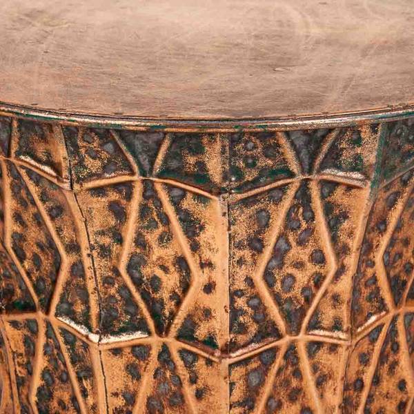 Hocker 4523288317 Gold - Metall - 36 x 34 x 36 cm