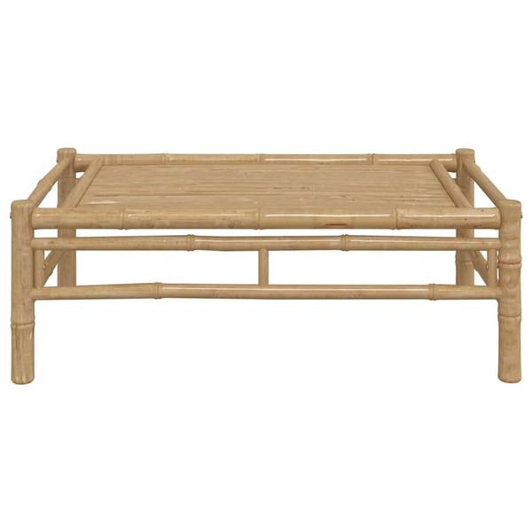 Garten Couchtisch 363456 Grau - Bambus - 55 x 33 x 100 cm
