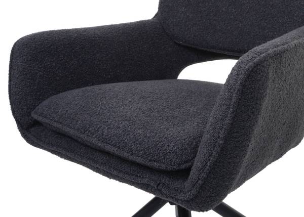 Eetkamerstoel N74 (set van 6) donkergrijs