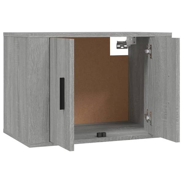 TV-Wandschrank 3029990-1 (2er Set) Hellgrau - Breite: 57 cm