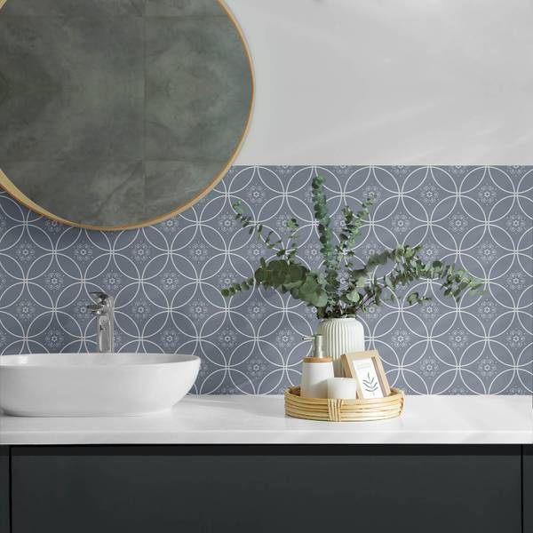 Klebepaneele Blumen Ornamente 100 x 50 cm