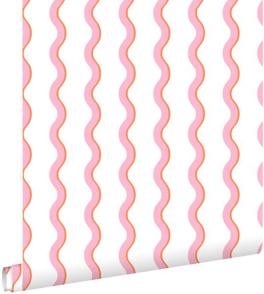 Tapete 131722 Pink - Papier - 50 x 900 x 50 cm