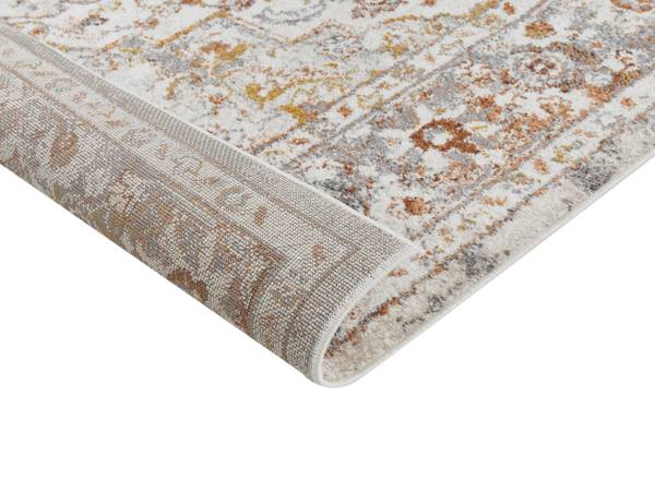 Teppich VAYK Beige - Braun - Textil - 80 x 80 x 150 cm