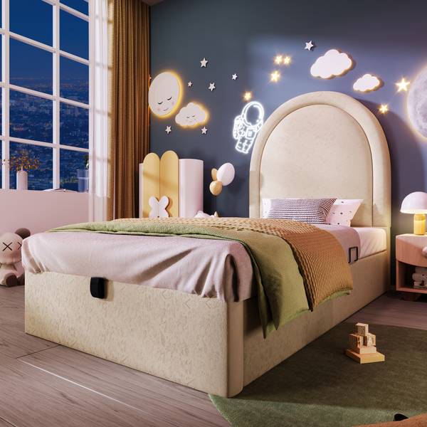 Polsterbett Anna I Beige