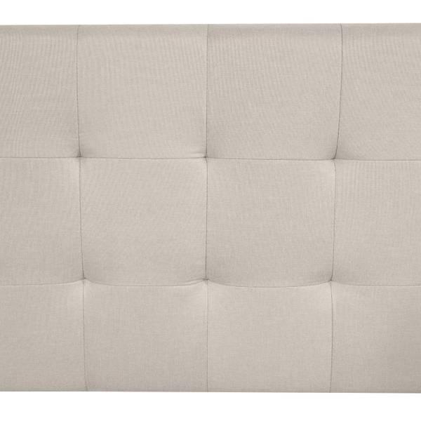 Polsterbett JIA AAB28 Beige - Leinen - 140 x 118 x 200 cm