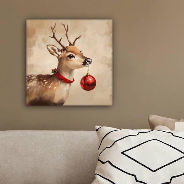 LEINWANDBILD Weihnachten 20 x 20 cm