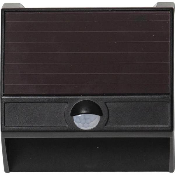 Aussenleuchte mit Sensor Wally Schwarz - ABS - Acrylglas - 11 x 11 x 6 cm