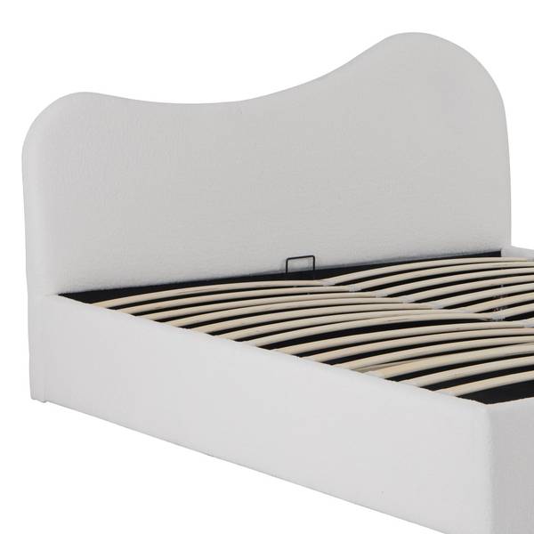 BETT COCOON Weiß - Holzwerkstoff - 169 x 123 x 218 cm