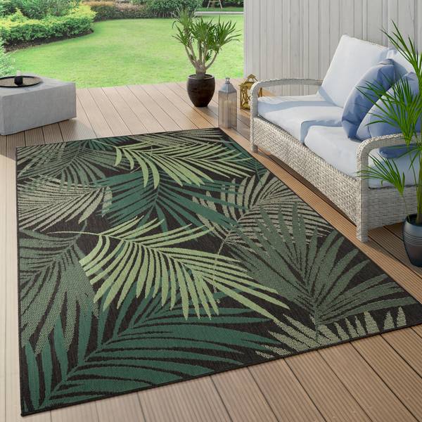OUTDOORTEPPICH 160/160 cm Ostende 534 Schwarz - 160 x 160 cm