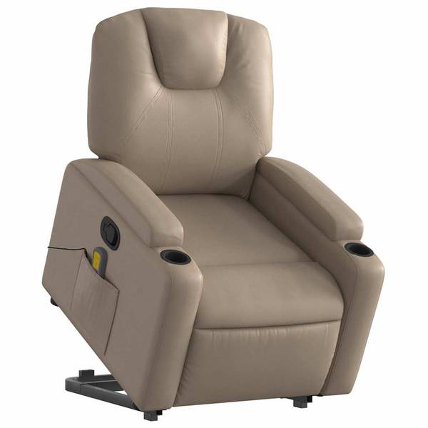 Massagesessel mit Aufstehhilfe 3032383-2 Braun - Kaffeebraun