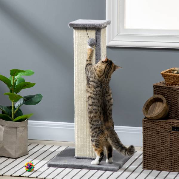 Arbre à chat D30-663V00GY Bois manufacturé - 41 x 81 x 41 cm