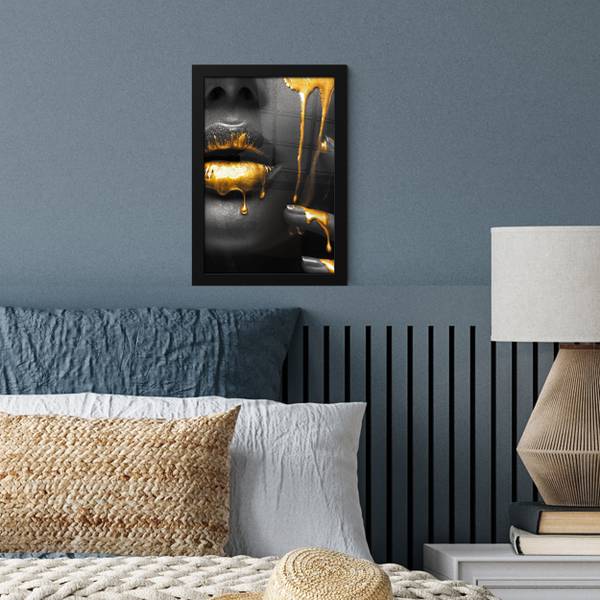 POSTER MIT RAHMEN Frau 20 x 30 cm