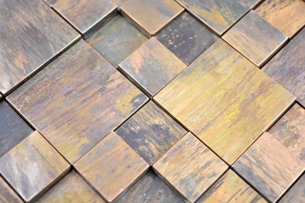Mosaikfliesen 49-1512 Metall - 30 x 30 x 30 cm