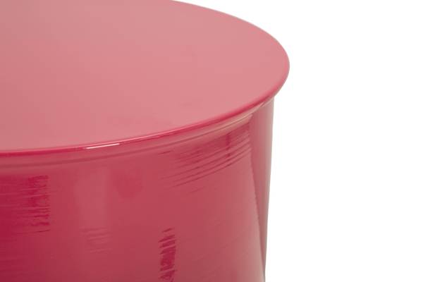 Kaffeetisch Oyi Pink - Metall - 31 x 46 x 31 cm
