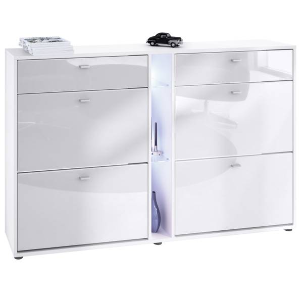 Armoire à chaussures Today Blanc brillant - Blanc