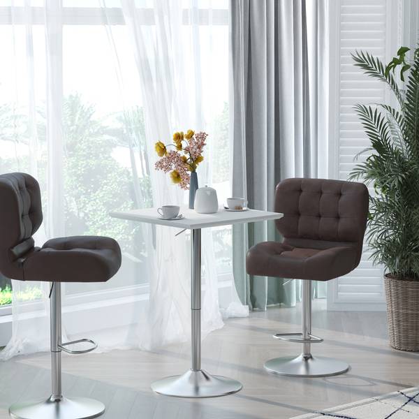 Bartisch 835-131 Weiß - Holzwerkstoff - 60 x 92 x 60 cm