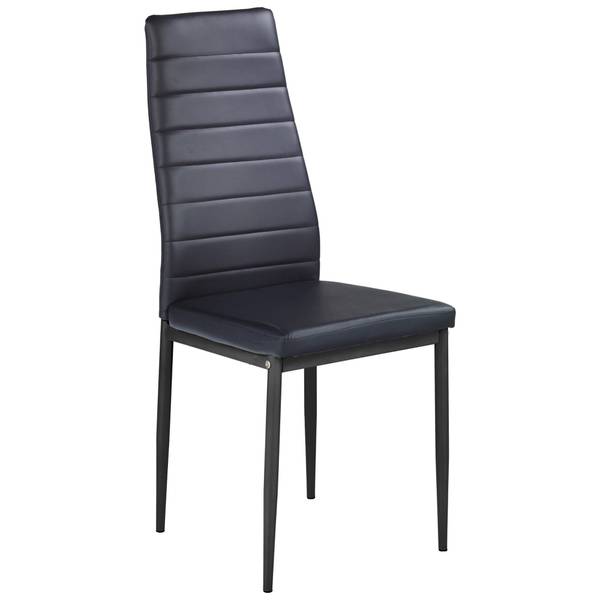 Stuhl ZET K70 Schwarz - Kunstleder - 40 x 97 x 49 cm
