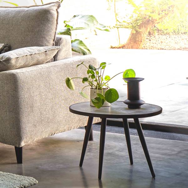 Couchtisch Tivoli Grau - Stahl - 45 x 35 x 45 cm