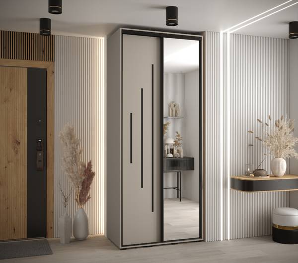 Armoire à portes coulissantes Dakota 13 100 x 60 cm