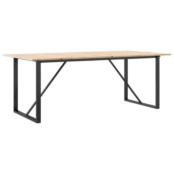 Esstisch 3038412-3 3282679 Braun - Kiefer - 100 x 75 x 200 cm