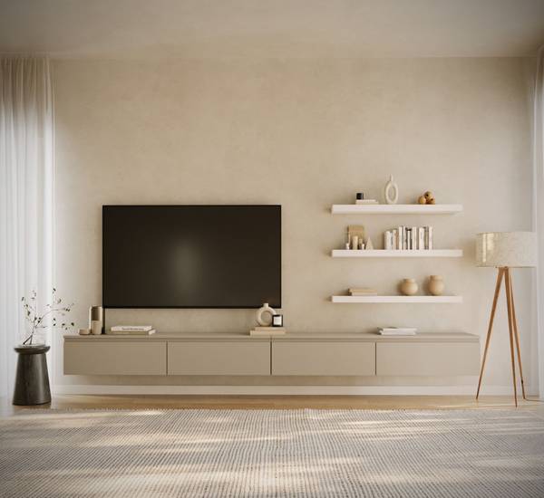 TV-meubel BEMMI taupe