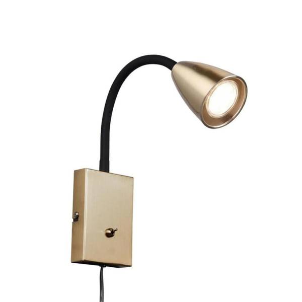 Wandleuchte WANDA Schwarz - Gold