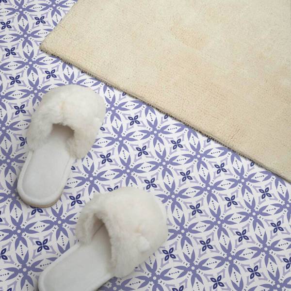Vinylfliese GeoBlumen 20er-Set 20 x 20 cm