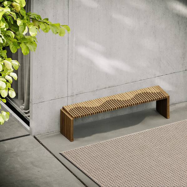 Indoor-Outdoor-Teppich PIENZA Grau - Textil - 140 x 200 x 140 cm