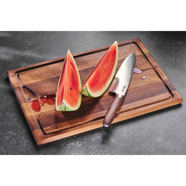 Schneidebrett ENNO Schwarz - Metall - 30 x 25 x 30 cm
